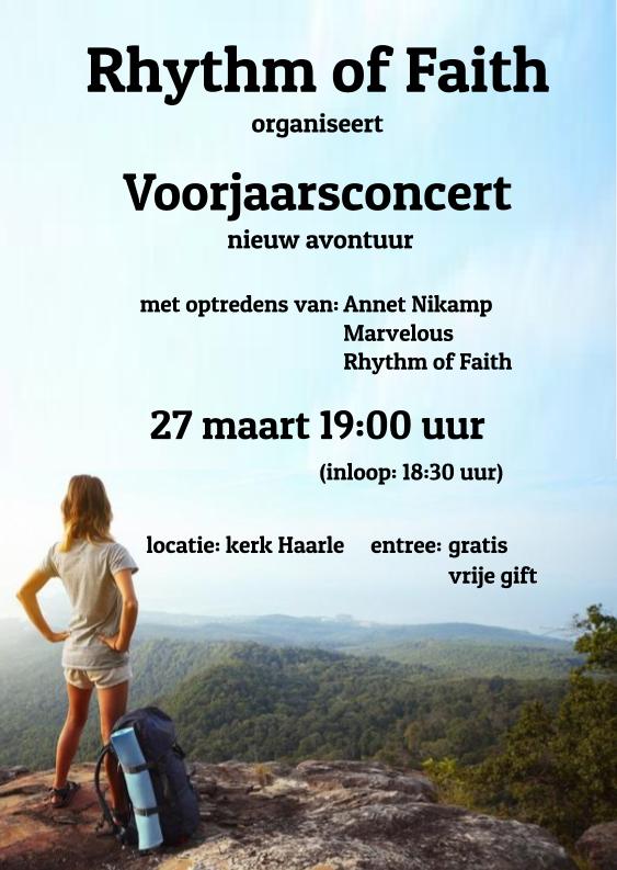 Haarle - Voorjaarsconcert Rhythm of Faith Haarle - Voorjaarsconcert Rhythm of Faith